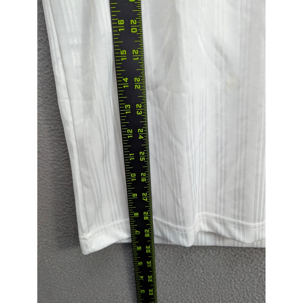 Adidas Westport Soccer Assn Jersey Polo Shirt Men's Size M White Navy #27 USA - Picture 7 of 9
